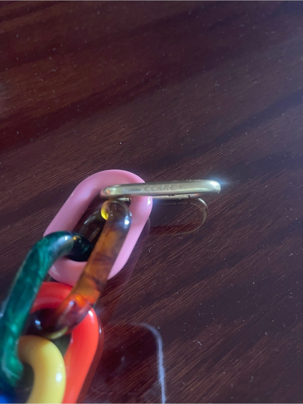 Clare V Tortoise Resin Rainbow Shortie
Strap - Picture 2 of 2